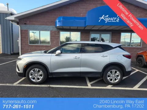 Silver 2022 Chevrolet Blazer LT for sale in Chambersburg, PA