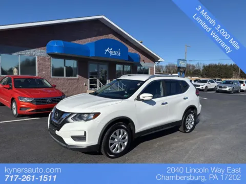 White 2017 Nissan Rogue S for sale in Chambersburg, PA