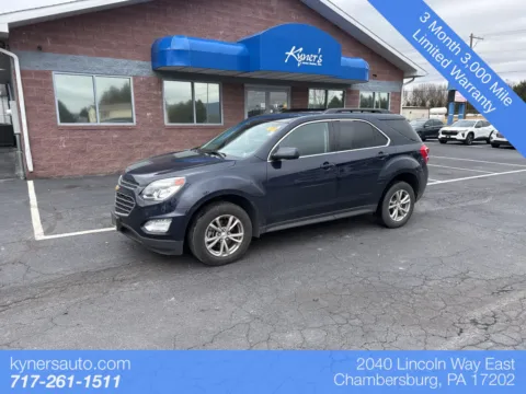 Blue 2016 Chevrolet Equinox LT for sale in Chambersburg, PA