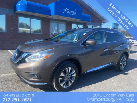 Brown 2016 Nissan Murano SV for sale in Chambersburg, PA