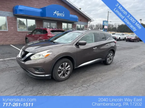 Brown 2016 Nissan Murano SV for sale in Chambersburg, PA