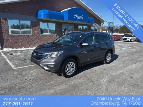 Red 2016 Honda CR-V EX-L for sale in Chambersburg, PA