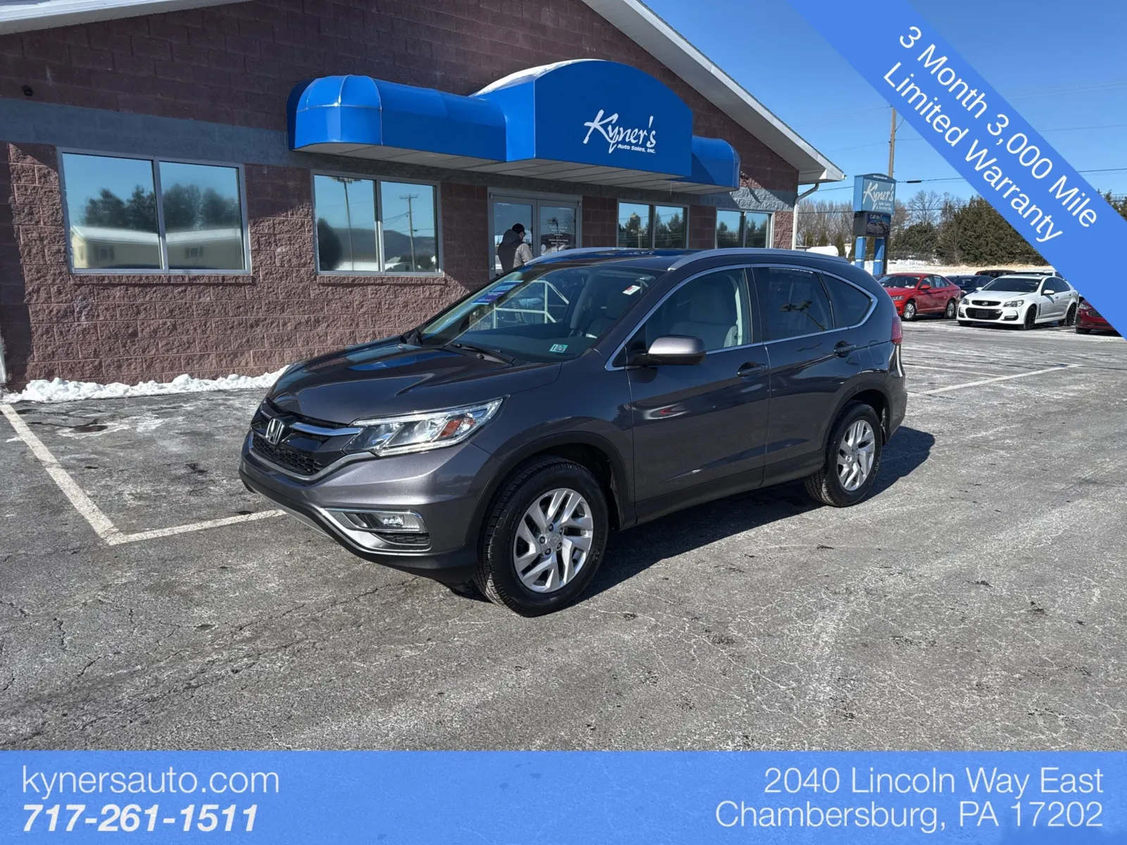 2016 Honda CR-V EX-L for sale in Chambersburg, PA
