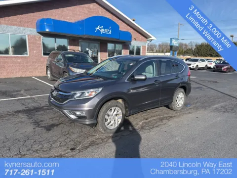 Gray 2016 Honda CR-V EX-L for sale in Chambersburg, PA