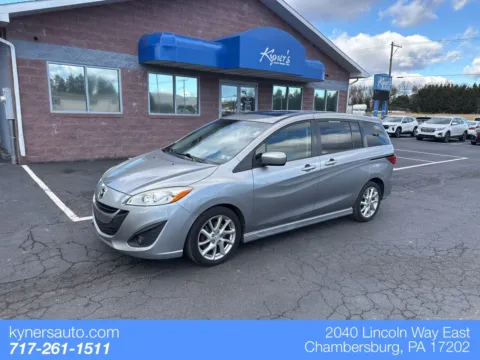 Silver 2012 Mazda Mazda5 Grand Touring for sale in Chambersburg, PA