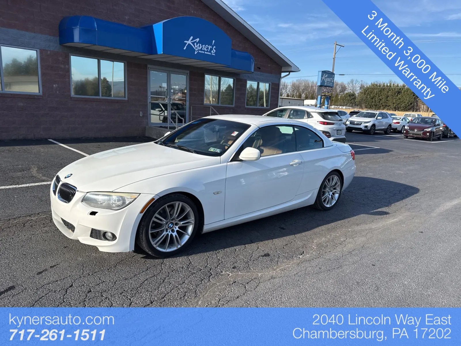 White 2011 BMW 3 Series 328i for sale in Chambersburg, PA