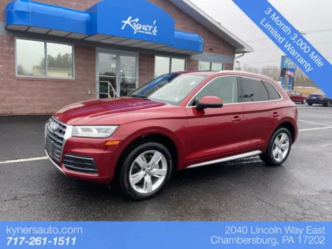 Red 2018 Audi Q5 2.0T Premium Plus for sale in Chambersburg, PA