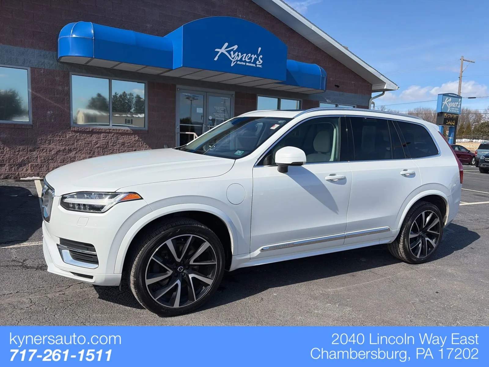 Gray 2021 Volvo XC90 Recharge Plug-In Hybrid T8 Inscription Expression 7 Passenger for sale in Chambersburg, PA