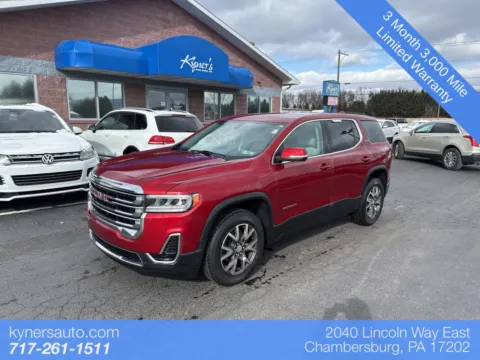 Red 2020 GMC Acadia SLE for sale in Chambersburg, PA