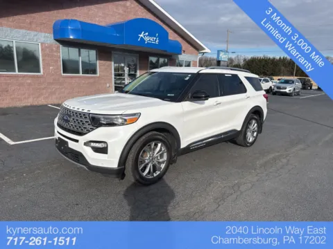 White 2020 Ford Explorer Limited for sale in Chambersburg, PA