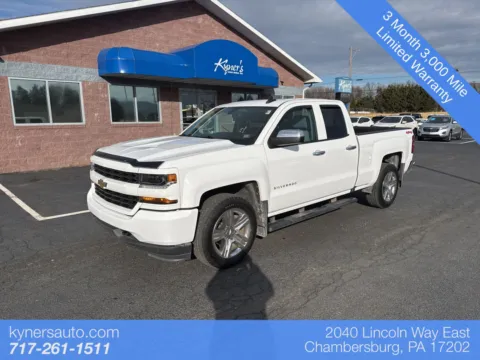 White 2018 Chevrolet Silverado 1500 Custom for sale in Chambersburg, PA