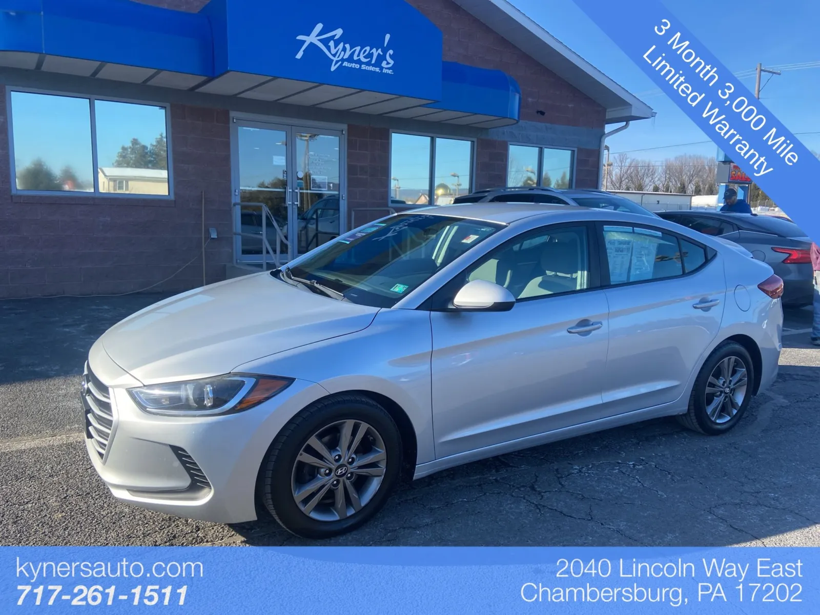 2018 Hyundai Elantra SEL for sale in Chambersburg, PA