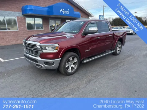 Red 2021 Ram 1500 Laramie for sale in Chambersburg, PA