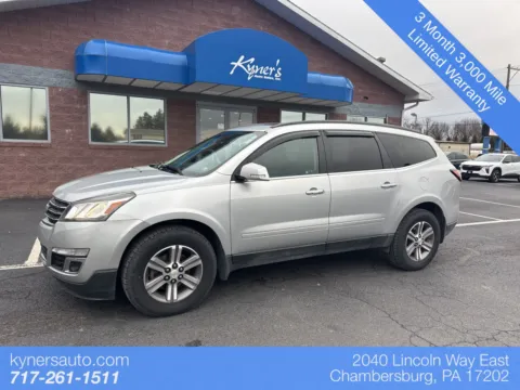 Silver 2017 Chevrolet Traverse LT for sale in Chambersburg, PA