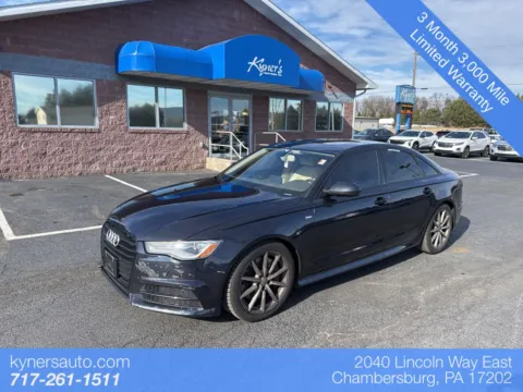 Blue 2017 Audi A6 2.0T Premium Plus for sale in Chambersburg, PA