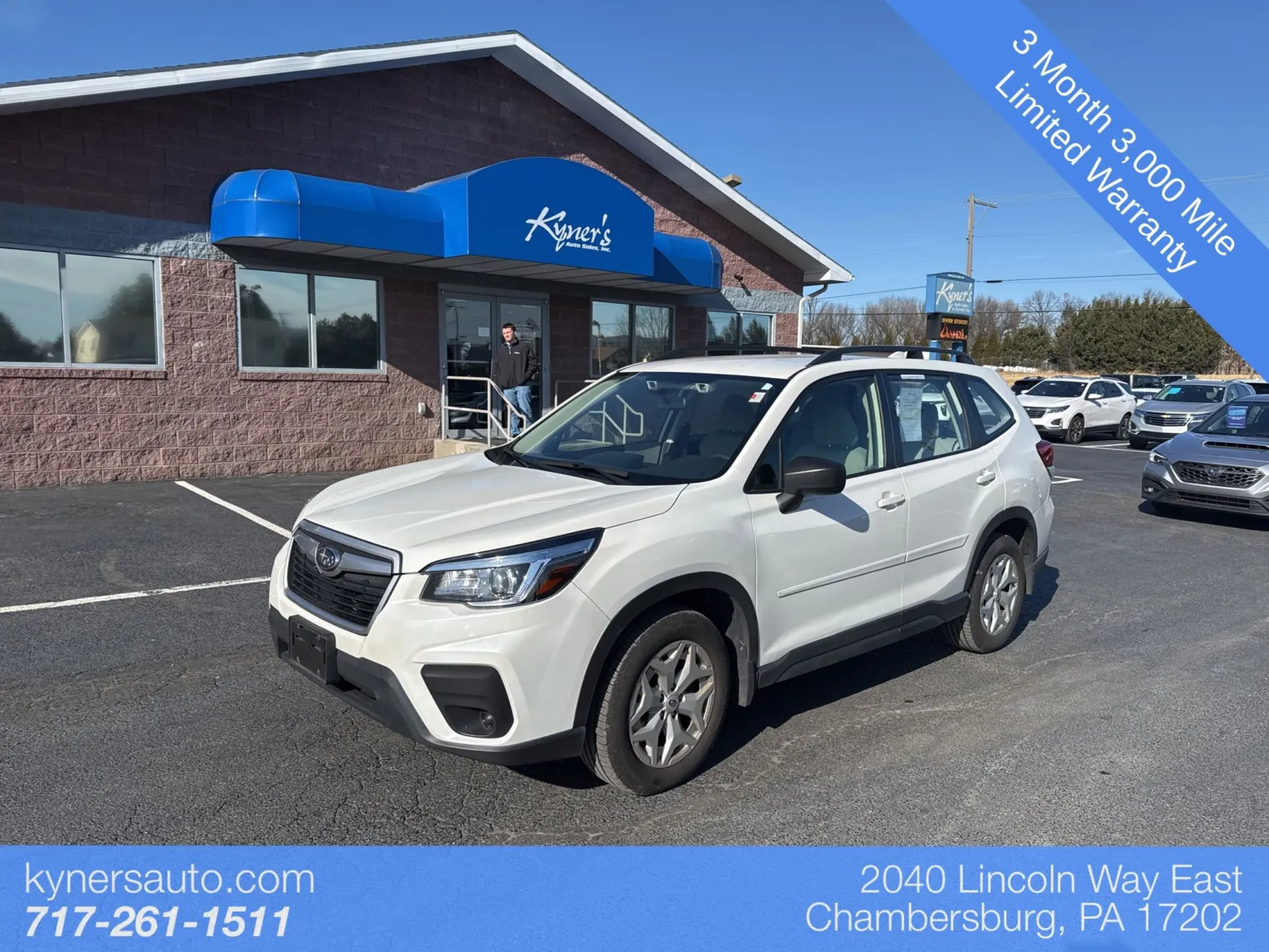 White 2020 Subaru Forester for sale in Chambersburg, PA
