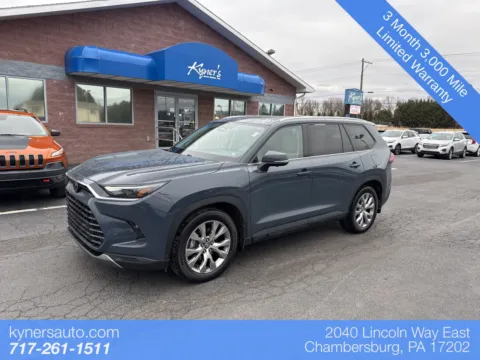 Blue 2024 Toyota Grand Highlander Hybrid Limited for sale in Chambersburg, PA