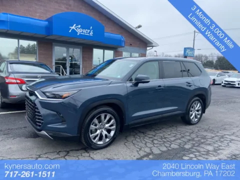 Blue 2024 Toyota Grand Highlander Hybrid Limited for sale in Chambersburg, PA