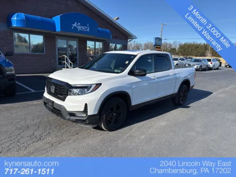 White 2023 Honda Ridgeline Black Edition for sale in Chambersburg, PA