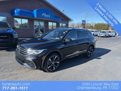 Black 2022 Volkswagen Tiguan 2.0T SEL R-Line for sale in Chambersburg, PA