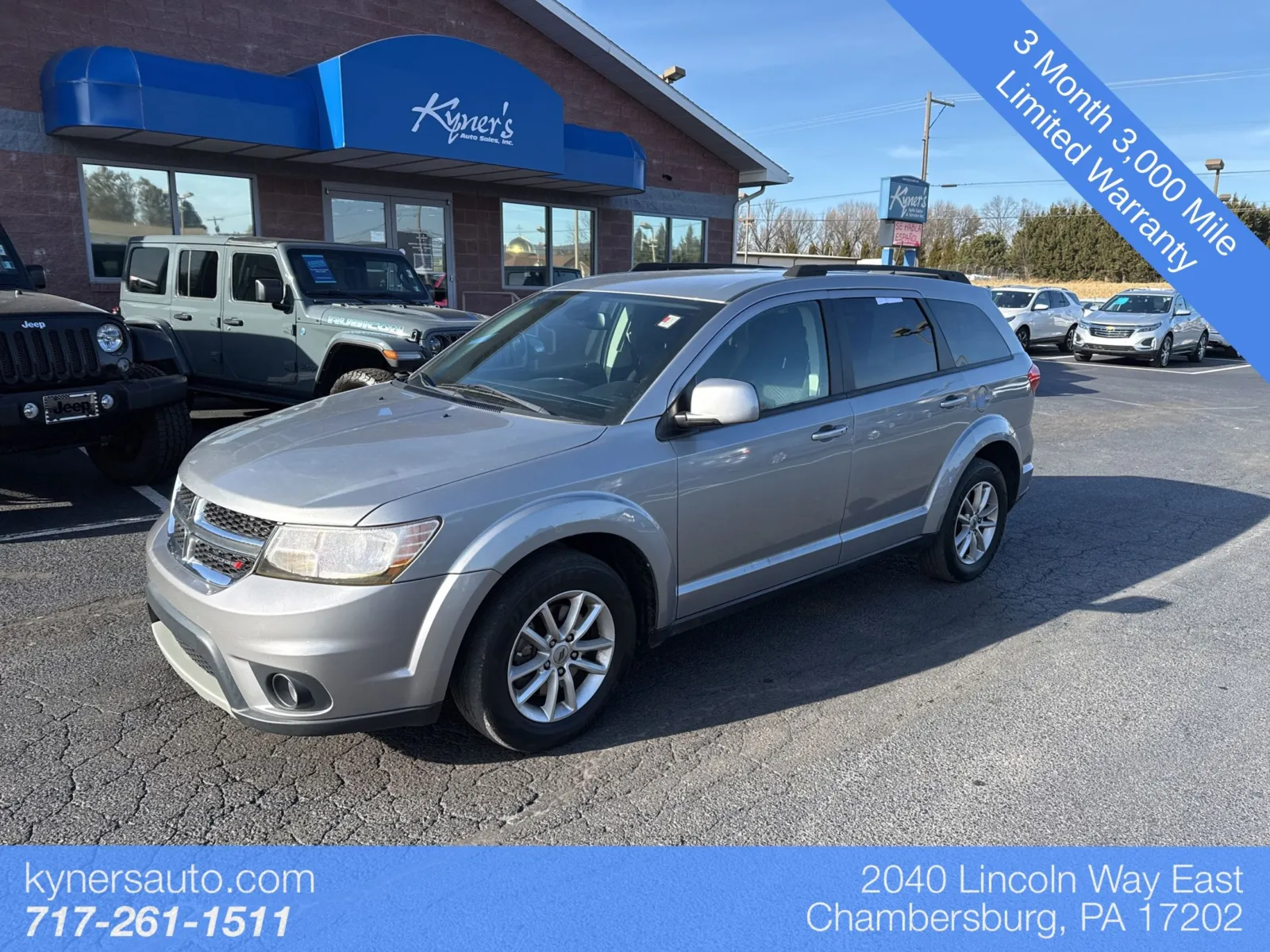 Silver 2019 Dodge Journey SE for sale in Chambersburg, PA