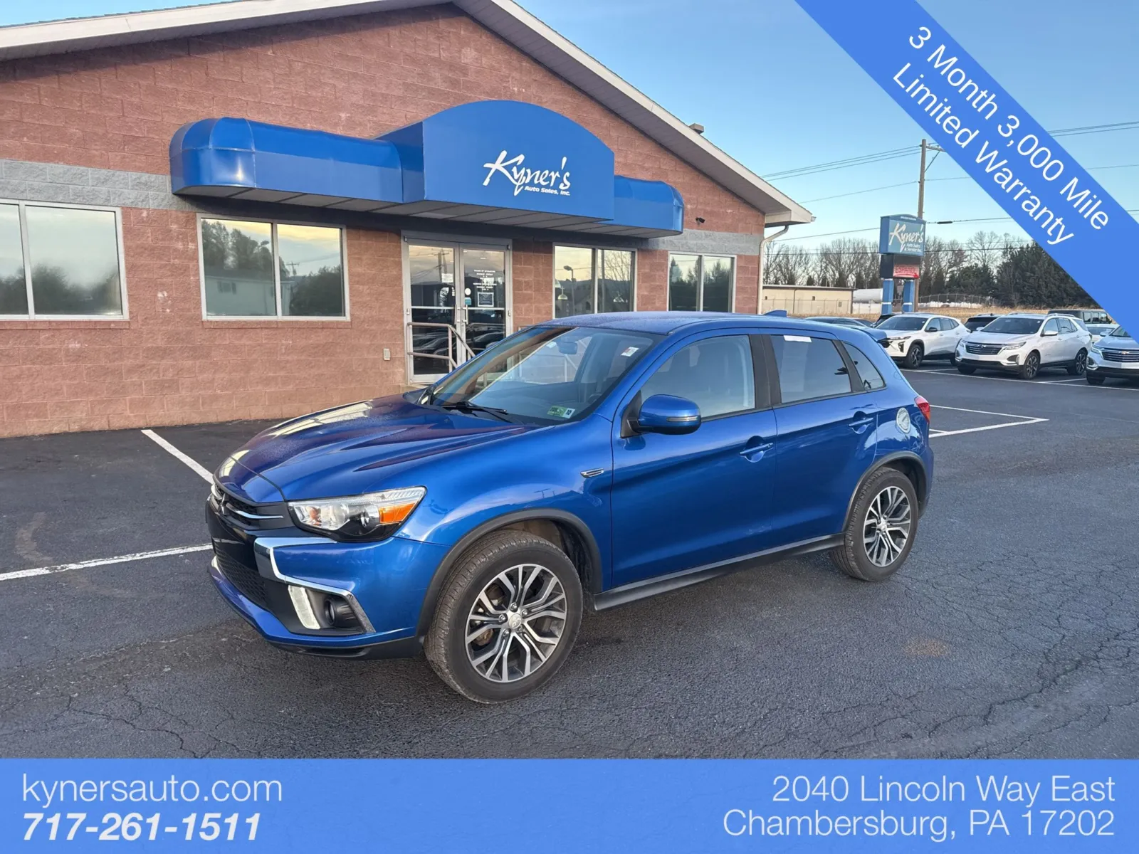 Blue 2018 Mitsubishi Outlander Sport SE for sale in Chambersburg, PA