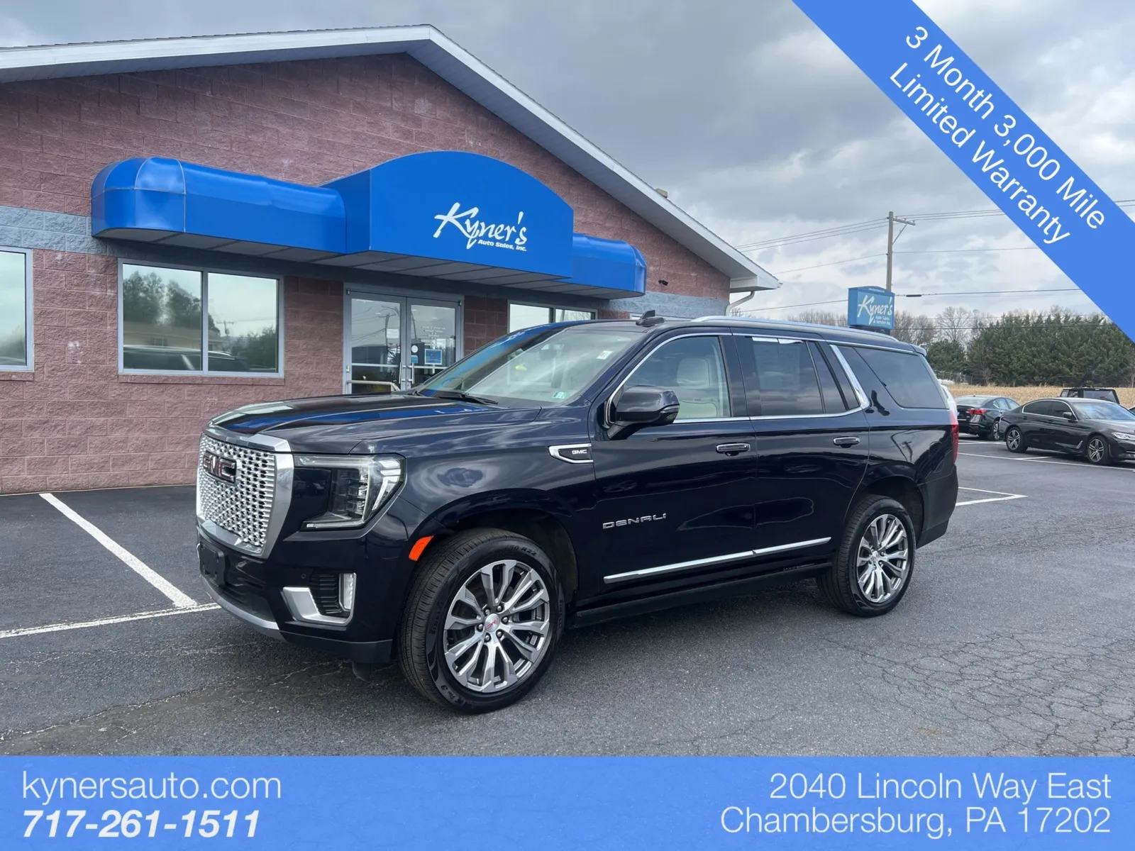Blue 2021 GMC Yukon Denali for sale in Chambersburg, PA