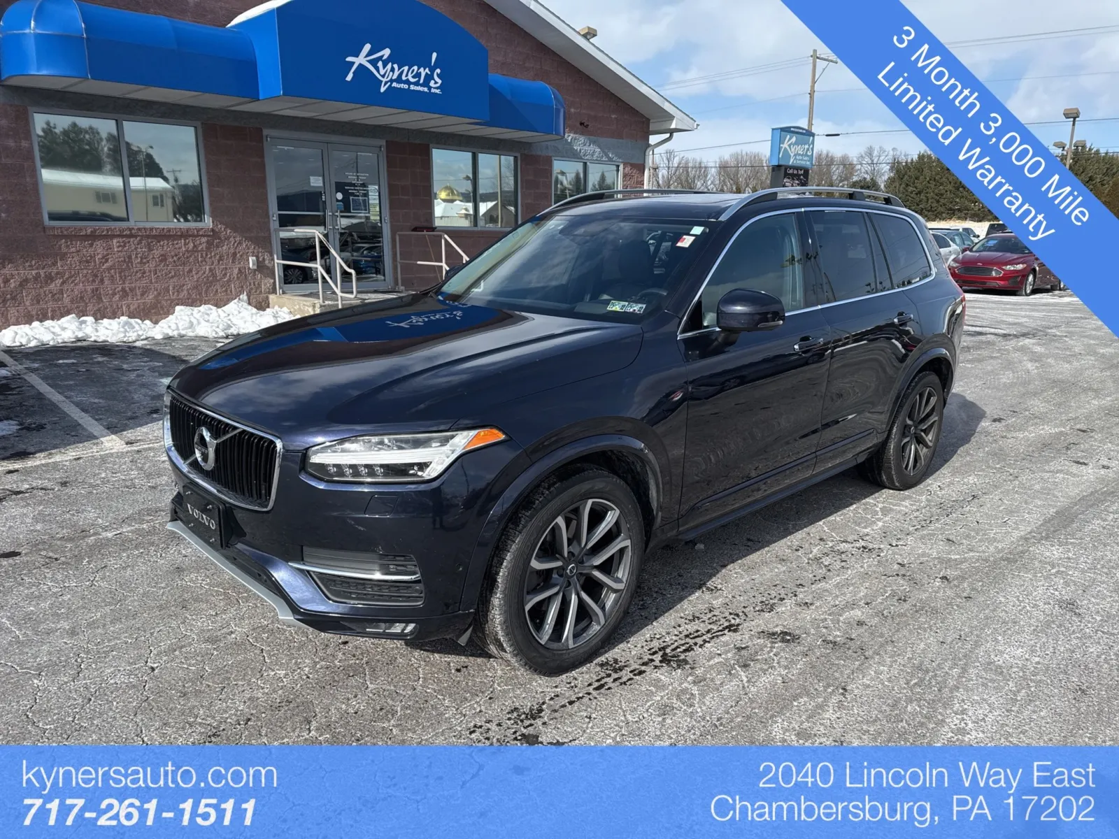 Blue 2016 Volvo XC90 T6 Momentum for sale in Chambersburg, PA