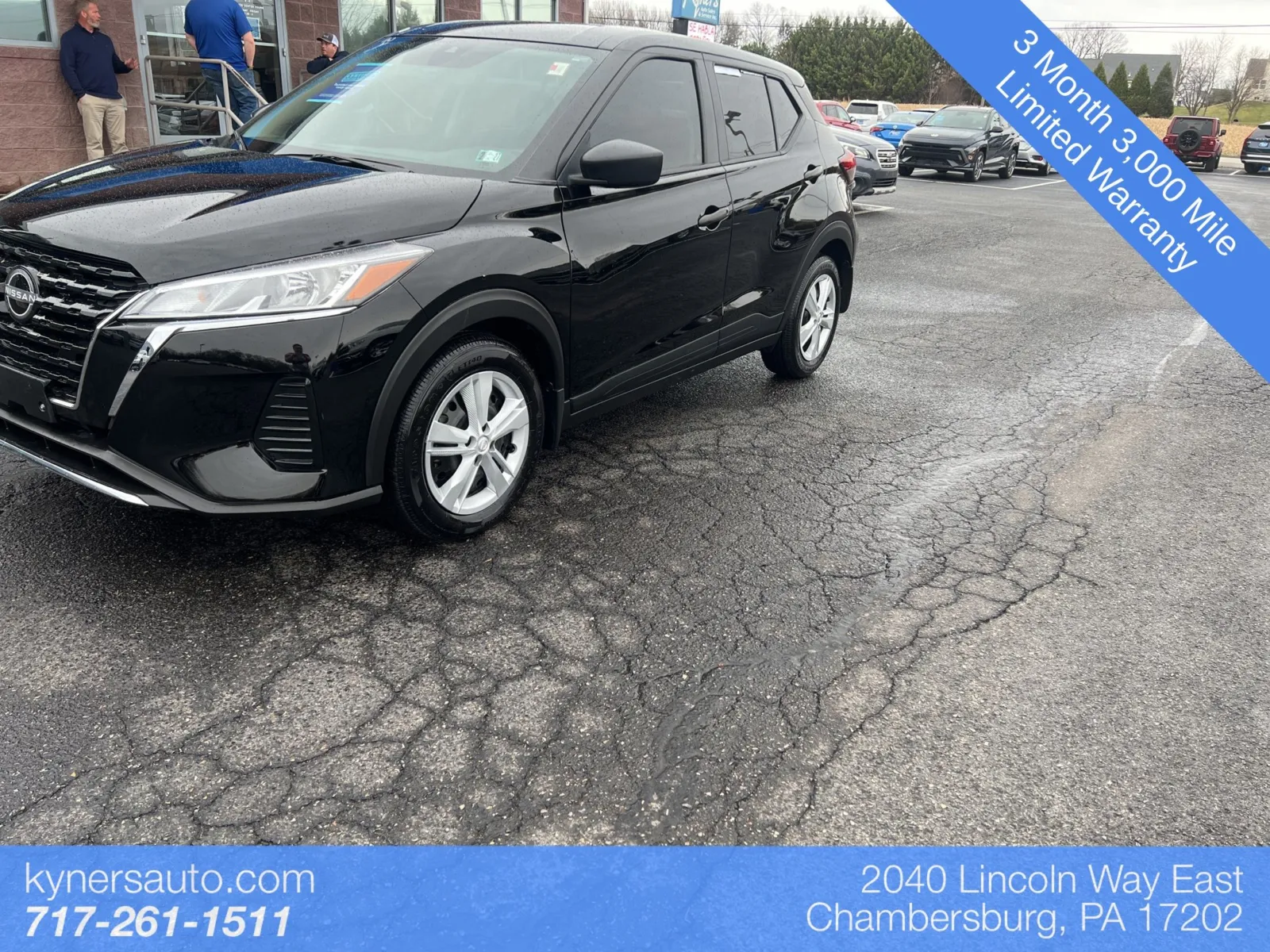 Black 2024 Nissan Kicks S for sale in Chambersburg, PA