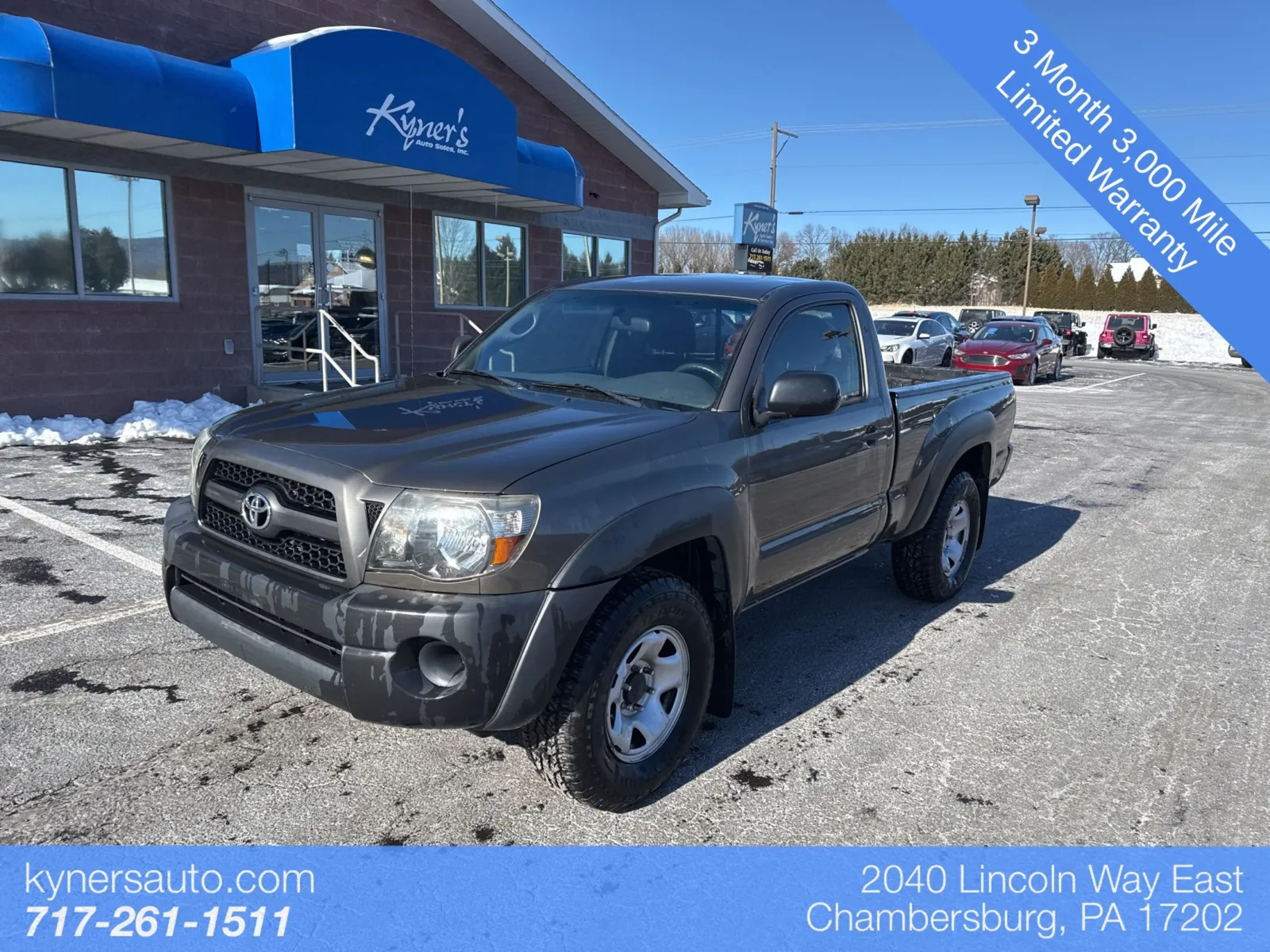Black 2011 Toyota Tacoma for sale in Chambersburg, PA