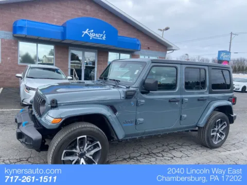 Gray 2024 Jeep Wrangler Sport S 4xe for sale in Chambersburg, PA