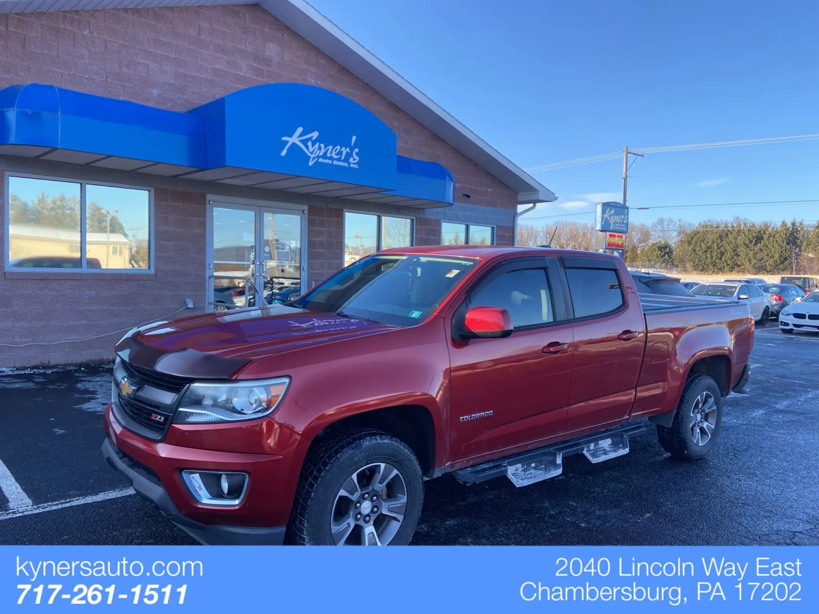 Red 2015 Chevrolet Colorado Z71 for sale in Chambersburg, PA