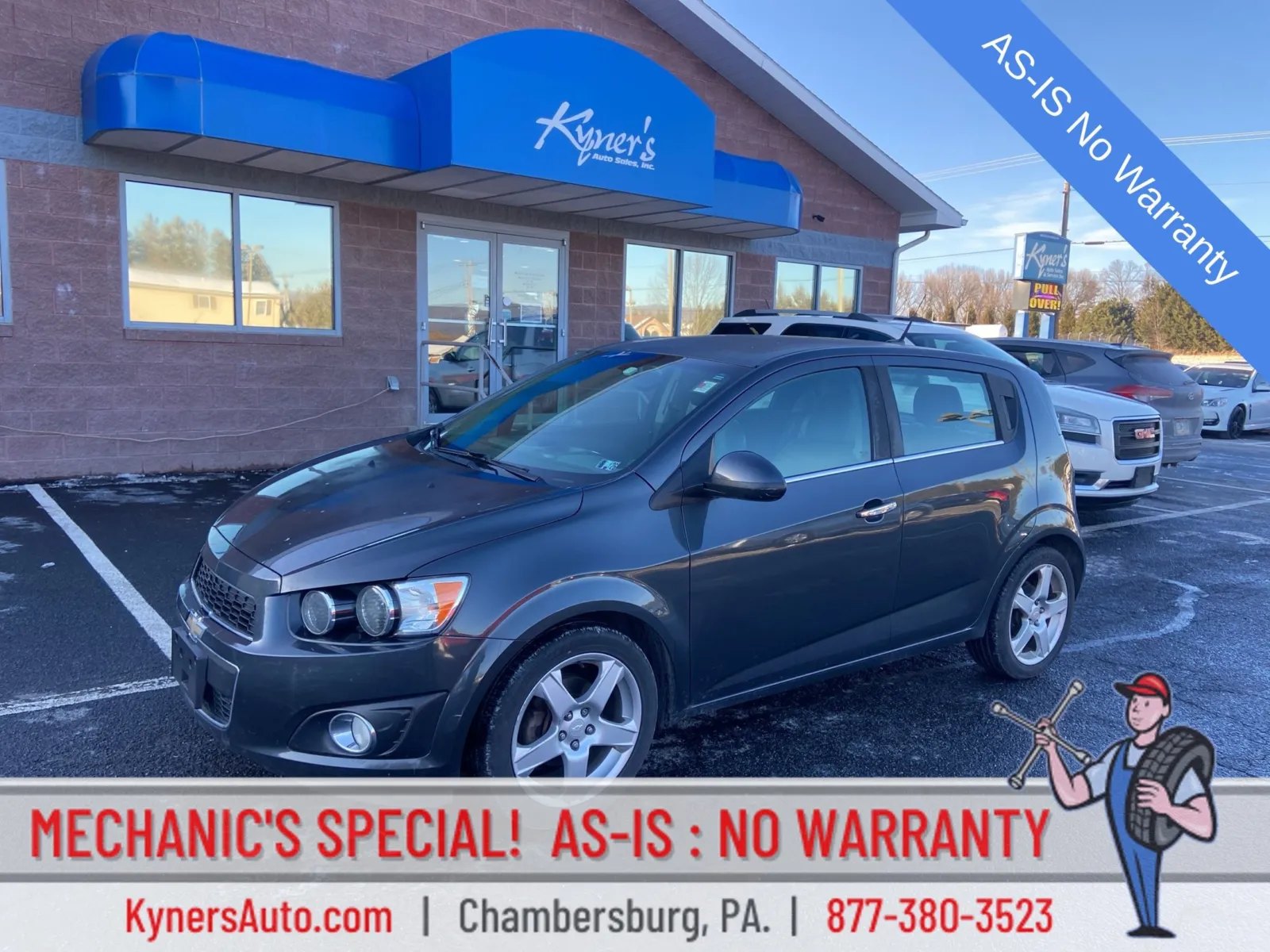 2014 Chevrolet Sonic LTZ for sale in Chambersburg, PA