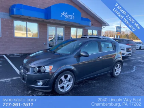 Gray 2014 Chevrolet Sonic LTZ for sale in Chambersburg, PA