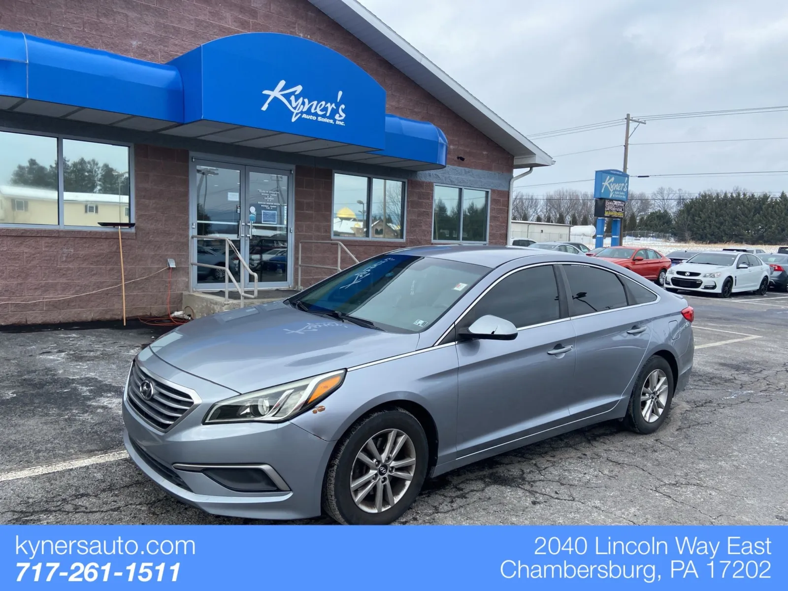 Gray 2016 Hyundai Sonata for sale in Chambersburg, PA
