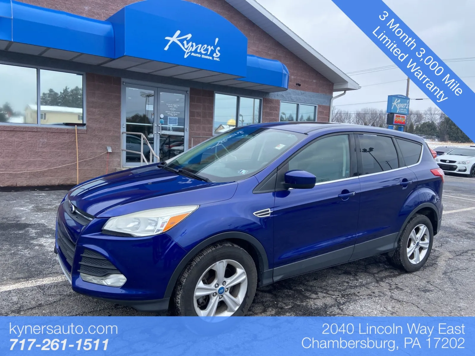 Blue 2013 Ford Escape SE for sale in Chambersburg, PA