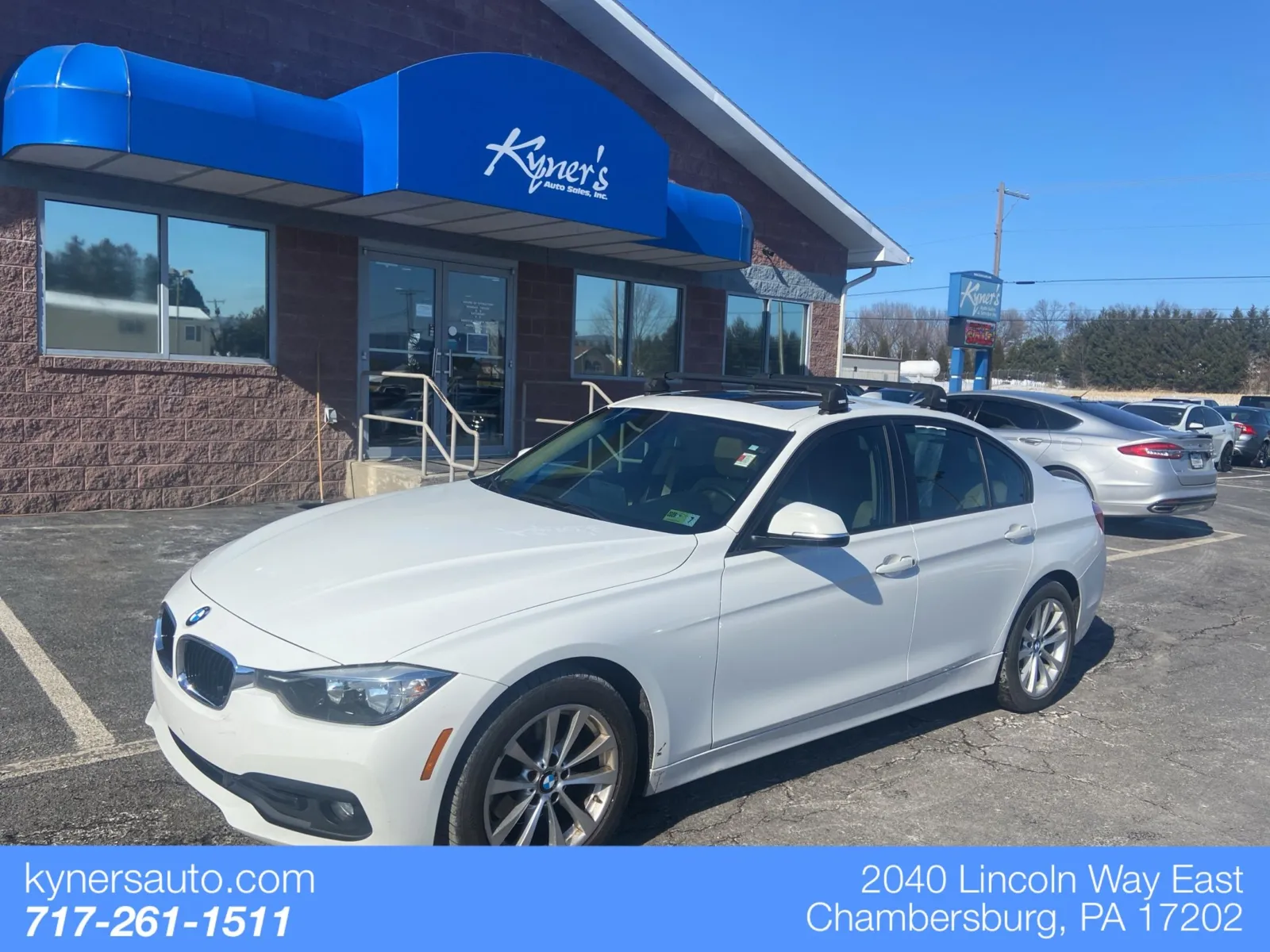 White 2017 BMW 3 Series 320i xDrive for sale in Chambersburg, PA
