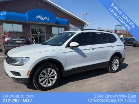 White 2019 Volkswagen Tiguan 2.0T SE for sale in Chambersburg, PA