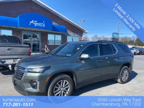 Silver 2023 Chevrolet Traverse LT Leather for sale in Chambersburg, PA