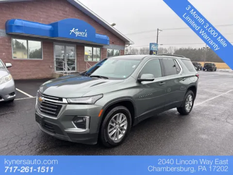 Silver 2023 Chevrolet Traverse LT Leather for sale in Chambersburg, PA