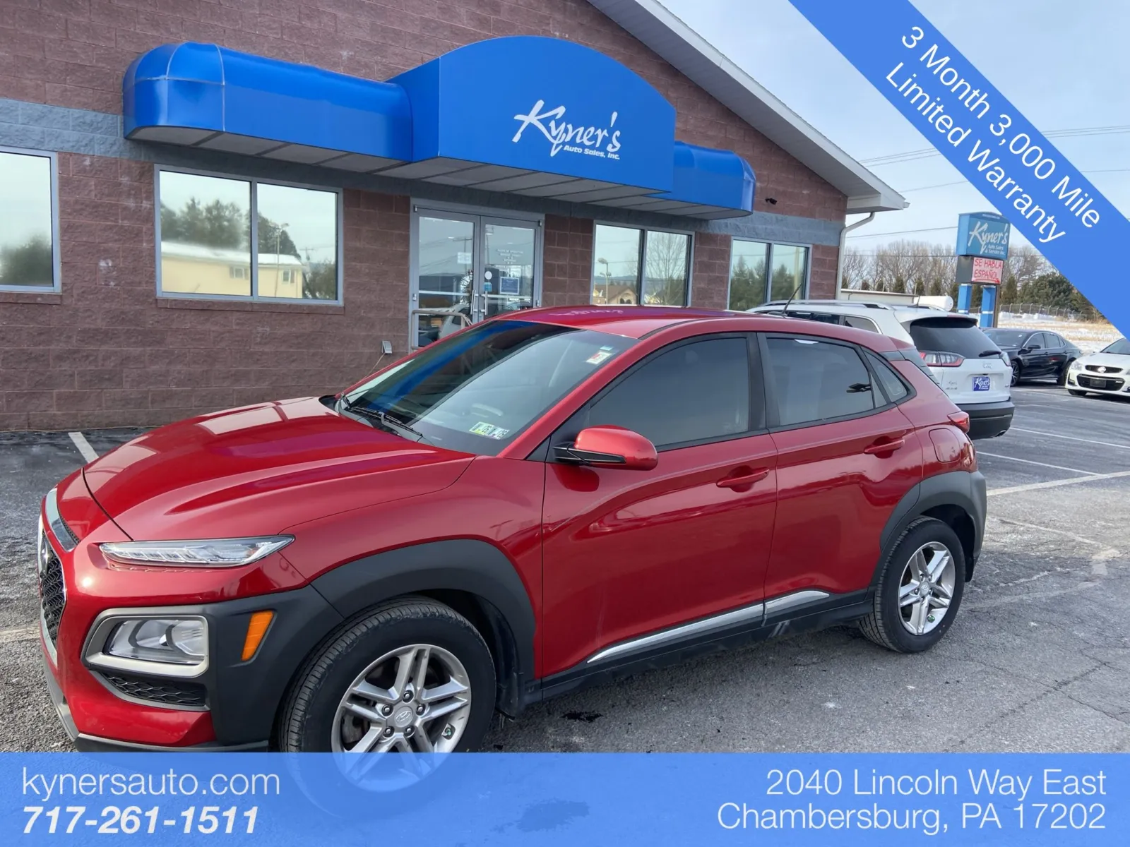 2019 Hyundai Kona SE for sale in Chambersburg, PA