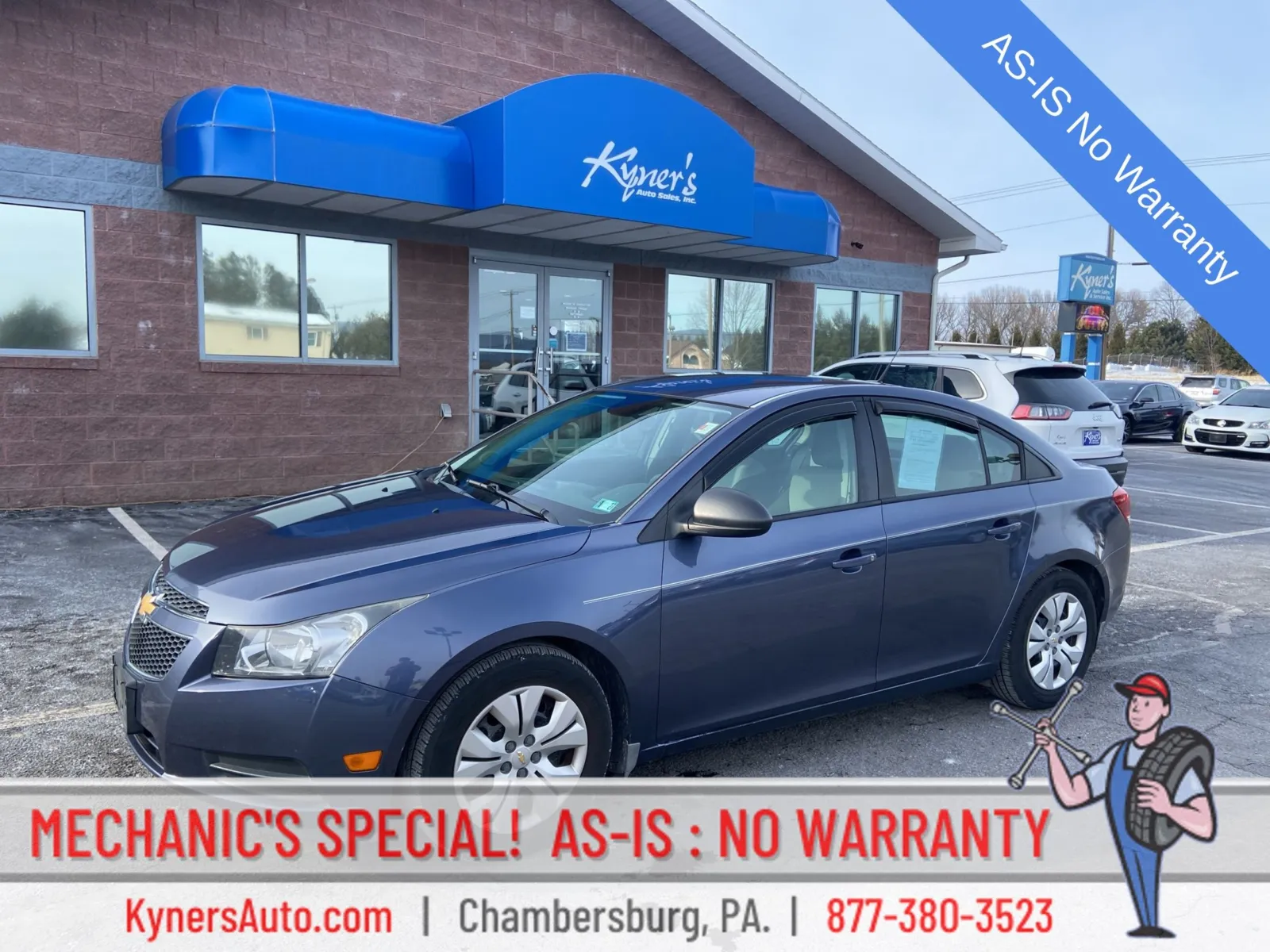 2014 Chevrolet Cruze LS for sale in Chambersburg, PA