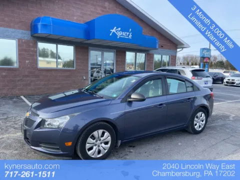 Blue 2014 Chevrolet Cruze LS for sale in Chambersburg, PA