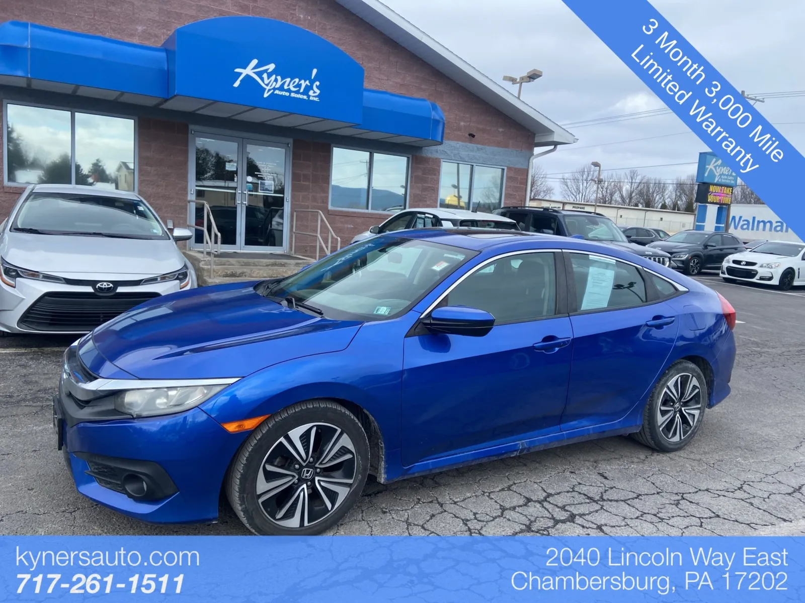 2016 Honda Civic EX-T for sale in Chambersburg, PA