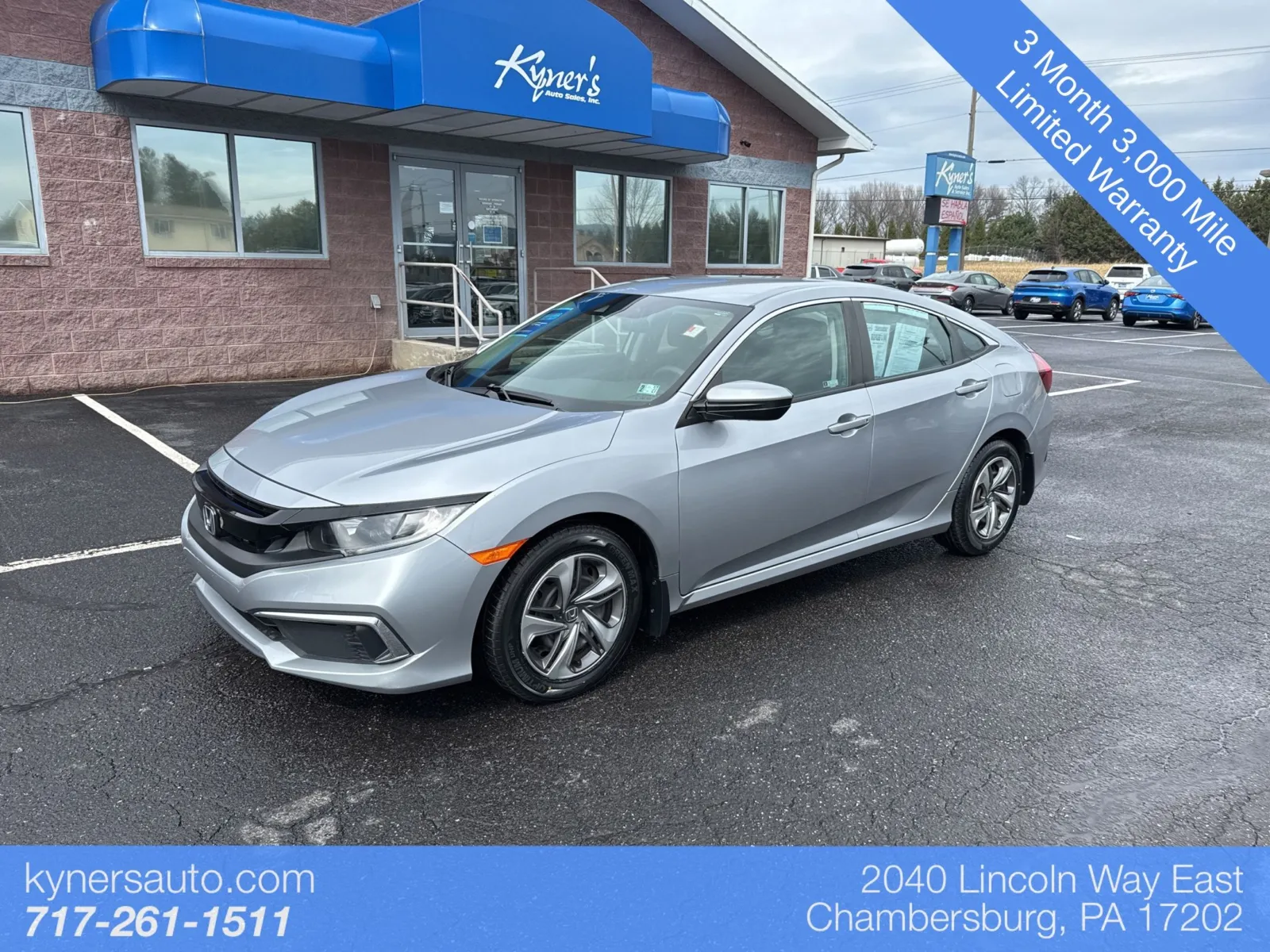 2020 Honda Civic LX for sale in Chambersburg, PA