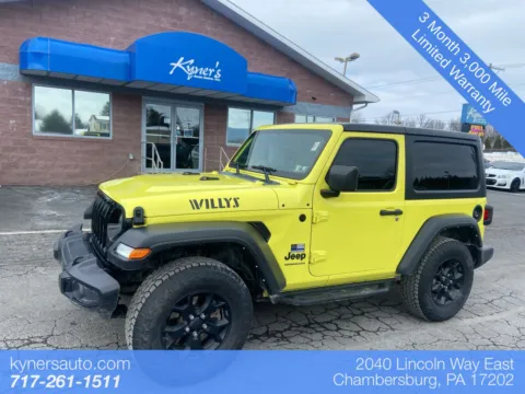 Unknown 2022 Jeep Wrangler Willys for sale in Chambersburg, PA