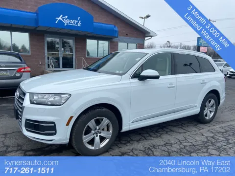 White 2019 Audi Q7 45 Premium Plus for sale in Chambersburg, PA