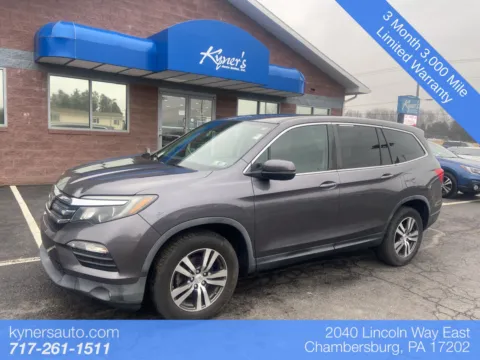 Gray 2017 Honda Pilot EX-L for sale in Chambersburg, PA