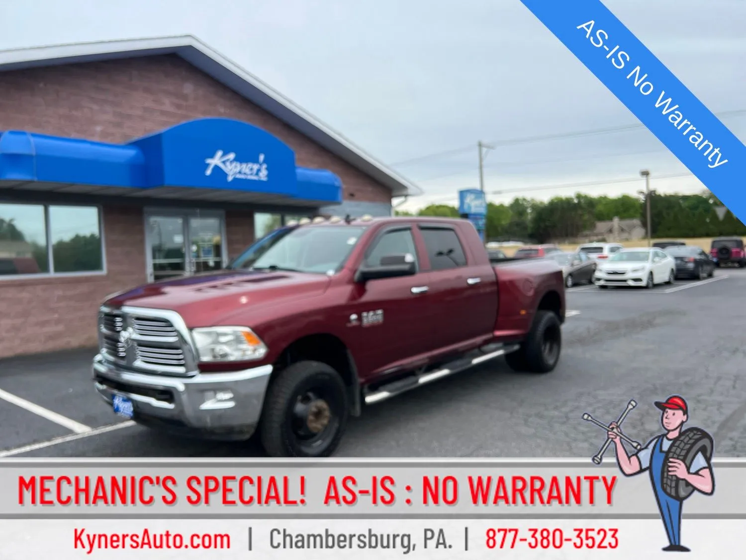 2016 Ram 3500 Big Horn for sale in Chambersburg, PA