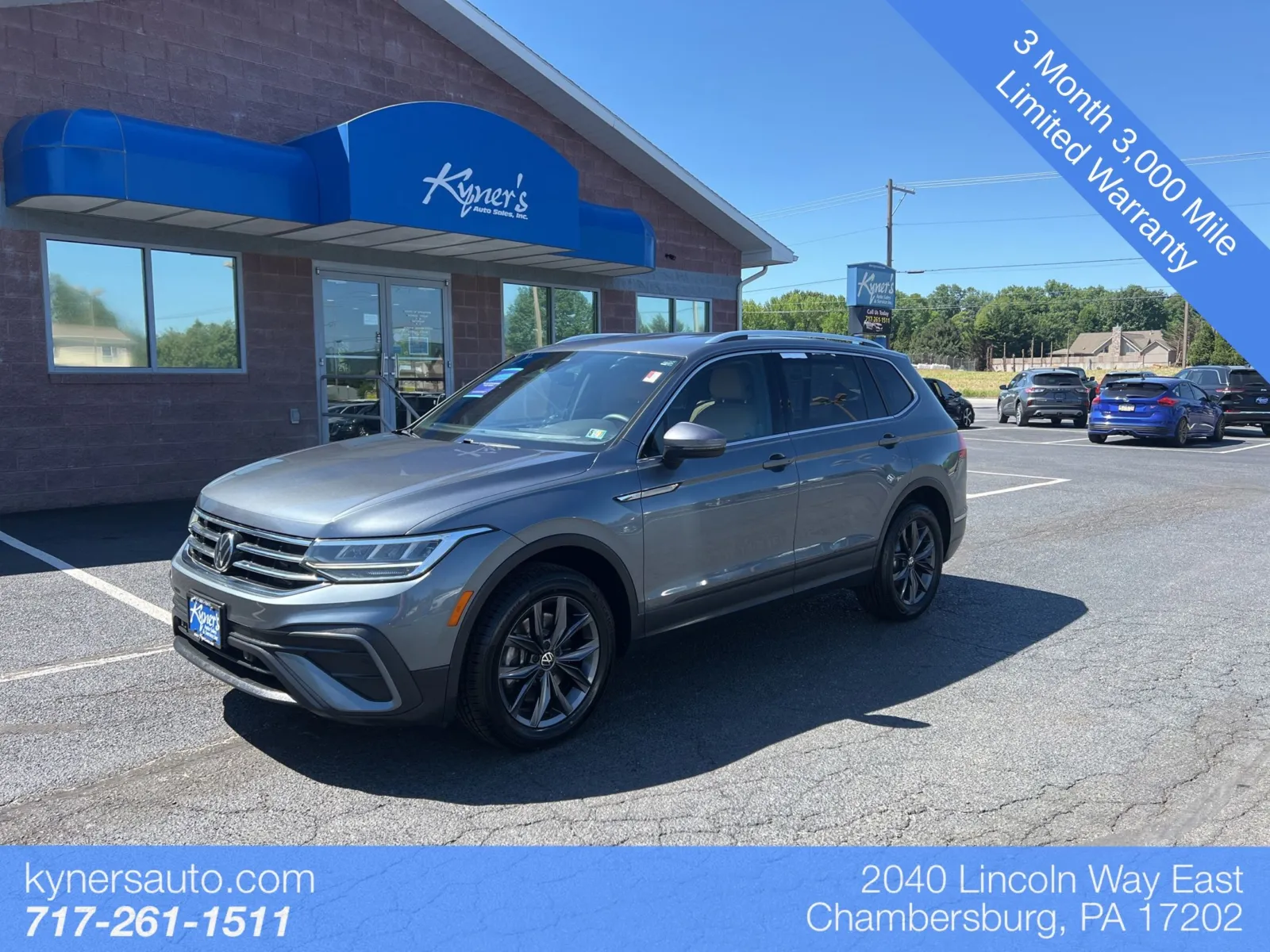 Gray 2022 Volkswagen Tiguan 2.0T SE for sale in Chambersburg, PA
